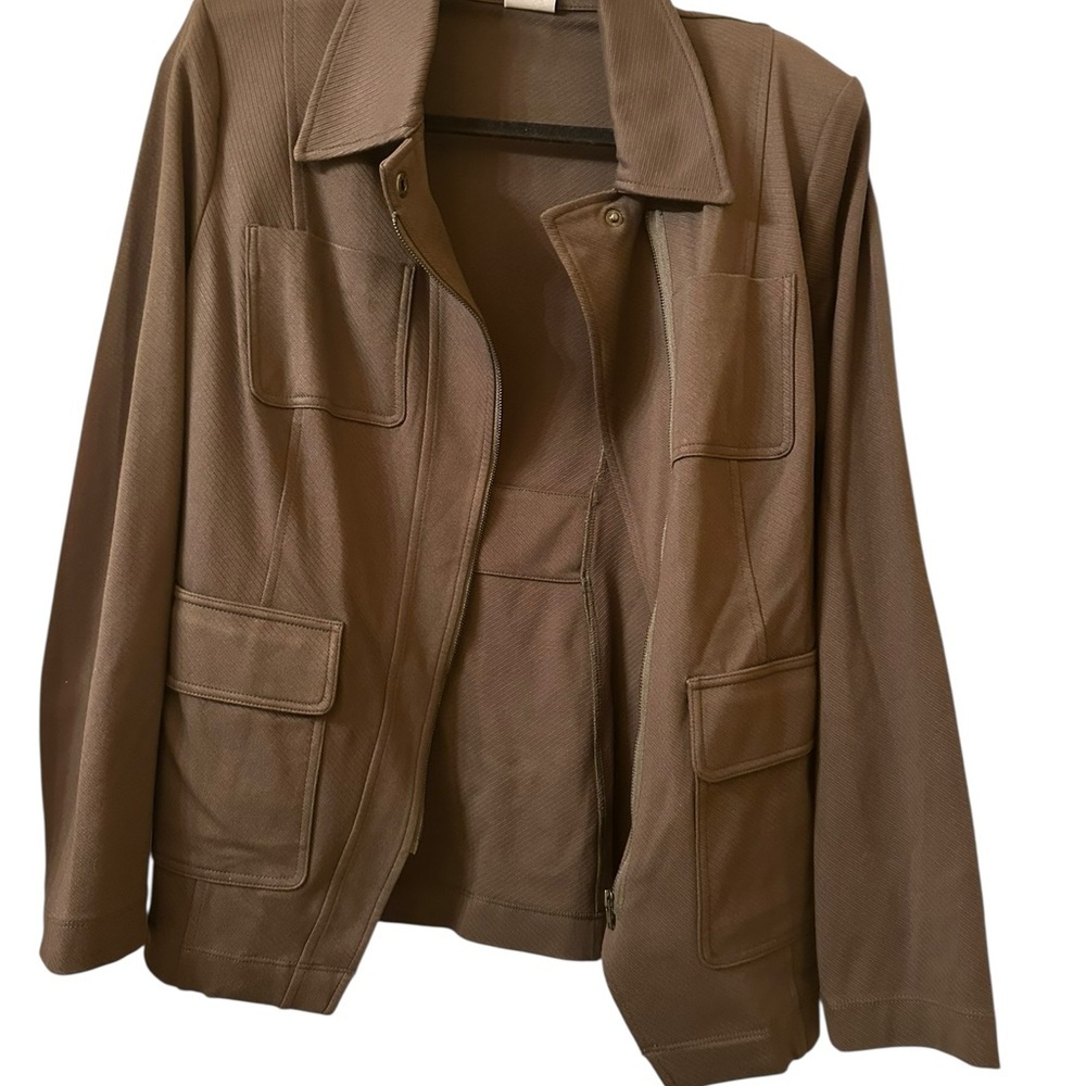 Cabi Academy Blazer, specifically style #4120 in olive green size S - Picture 4 of 10